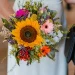 fleuriste mariage bouquet de mariée coloré tournesol