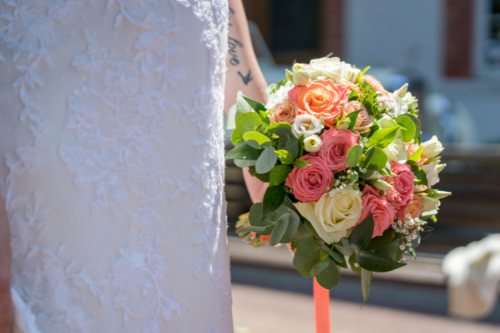 Bouquet de mariée estival et coloré