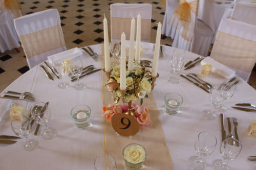 Chandelier fleuri centre de table aromatique fleuriste mariage