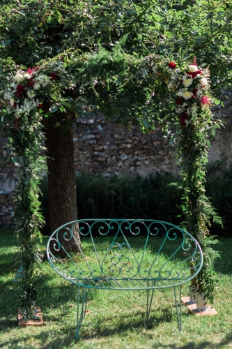 arche fleurie très champêtre