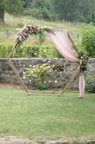 arche mariage hexagonale