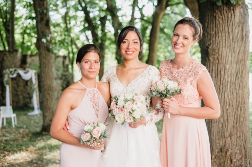 Déclinaison du bouquet de la mariée