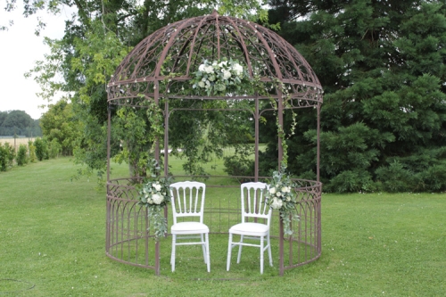 décor du kiosque au domaine de bailly